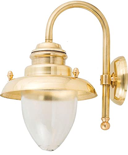 Licht-Erlebnisse Wandlampe Messing IP23 Maritim wetterfest MARIOS Außenlampe Laterne Haustür Hof Terrasse Balkon Licht-Erlebnisse Wandlampe Messing IP23 Maritim wetterfest MARIOS Außenlampe Laterne Haustür Hof Terrasse Balkon von Licht-Erlebnisse