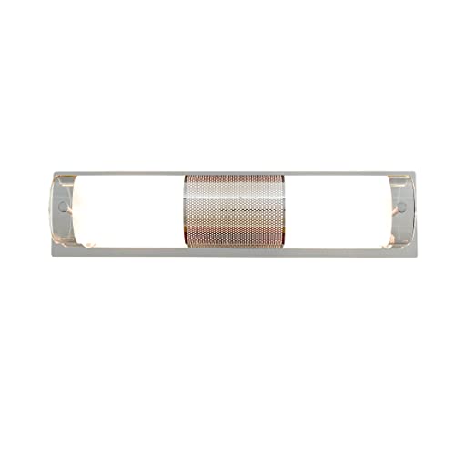 Licht-Erlebnisse Wandlampe Metall Glas in Silber Bad L:38 cm E14 bis 40W 2-flammig länglich Zeitlose Wandleuchte Badezimmer PERIO Licht-Erlebnisse Wandlampe Metall Glas in Silber Bad L:38 cm E14 bis 40W 2-flammig länglich Zeitlose Wandleuchte Badezimmer PERIO von Licht-Erlebnisse