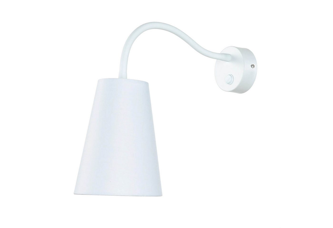 Licht-Erlebnisse Wandleuchte BANTA, ohne Leuchtmittel, Weiße Deckenleuchte mit Schalter flexibel modern Wohnzimmer Lampe Licht-Erlebnisse Wandleuchte BANTA, ohne Leuchtmittel, Weiße Deckenleuchte mit Schalter flexibel modern Wohnzimmer Lampe von Licht-Erlebnisse