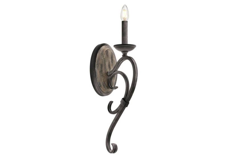 Licht-Erlebnisse Wandleuchte CAMELOT 8, ohne Leuchtmittel, Wandlampe E14 Metall Modern Beleuchtung von Licht-Erlebnisse