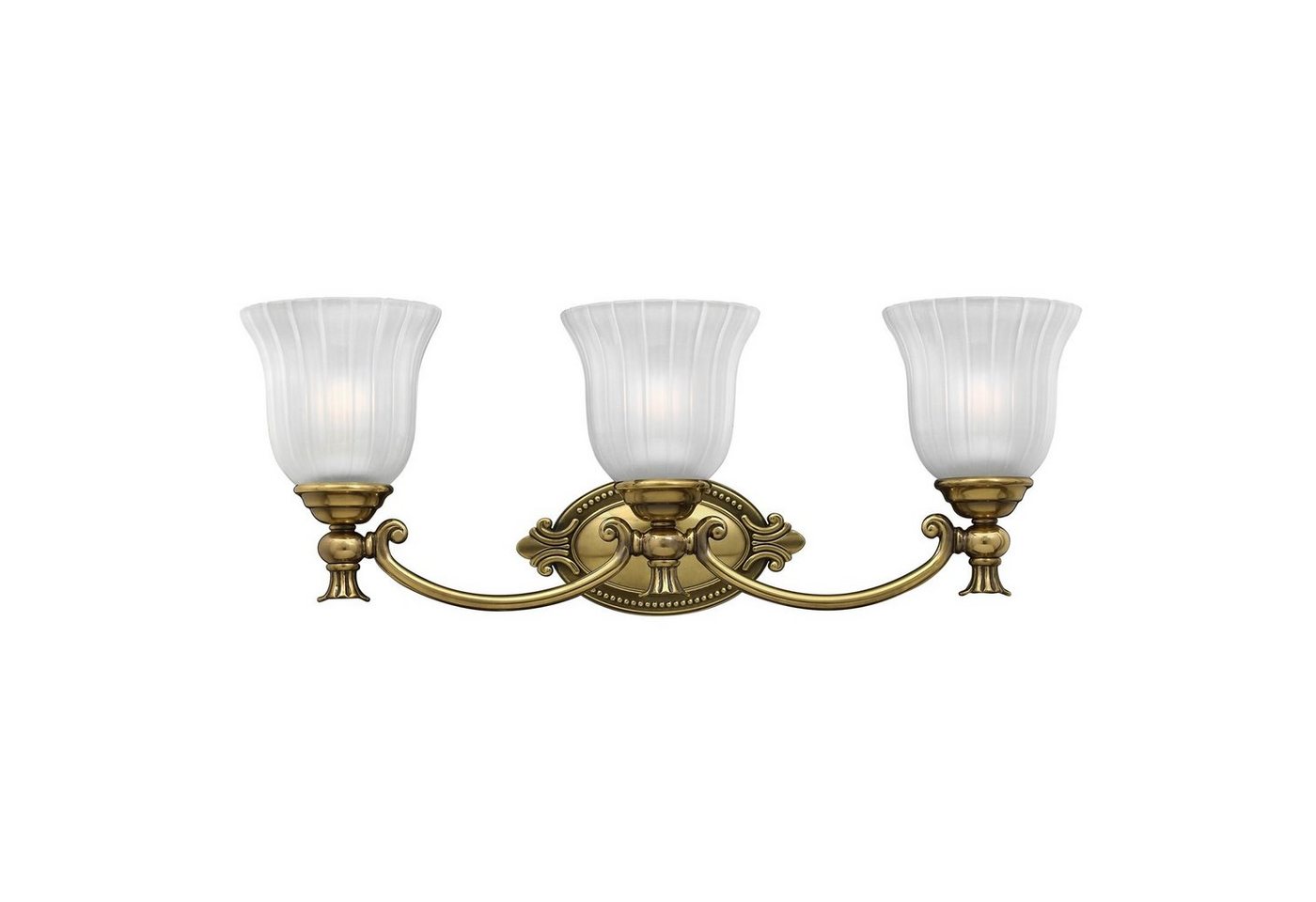 Licht-Erlebnisse Wandleuchte EDELINA, LED fest integriert, Warmweiß, Wandlampe Bad Badezimmer IP44 Weiß Messing G9 3000 K 320 lm Glas Licht-Erlebnisse Wandleuchte EDELINA, LED fest integriert, Warmweiß, Wandlampe Bad Badezimmer IP44 Weiß Messing G9 3000 K 320 lm Glas von Licht-Erlebnisse