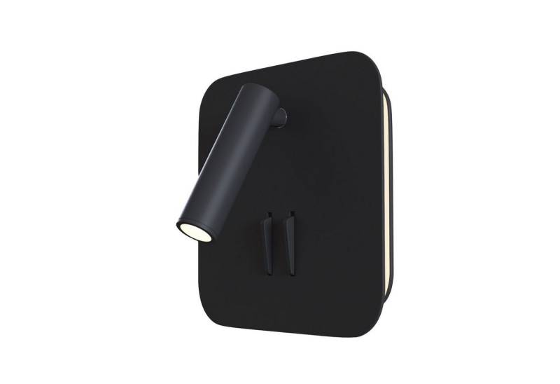 Licht-Erlebnisse Wandleuchte GIMO, LED fest integriert, Warmweiß, LED Aluminium mit Schalter verstellbar Schwarz eckig 550 lm Licht-Erlebnisse Wandleuchte GIMO, LED fest integriert, Warmweiß, LED Aluminium mit Schalter verstellbar Schwarz eckig 550 lm von Licht-Erlebnisse