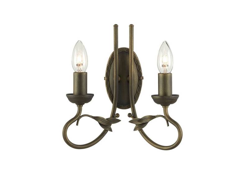 Licht-Erlebnisse Wandleuchte GOTICA 6, ohne Leuchtmittel, Wandlampe E14 Metall Rustikal Beleuchtung von Licht-Erlebnisse