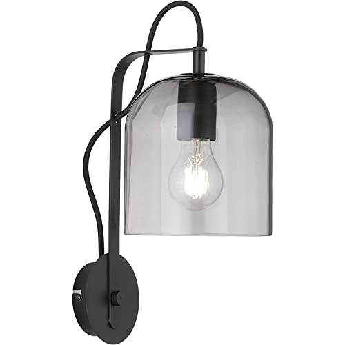 Licht-Erlebnisse Wandleuchte Glas Metall Modern elegant in Schwarz für E27 Wandlampe Flur Wohnzimmer Küche Licht-Erlebnisse Wandleuchte Glas Metall Modern elegant in Schwarz für E27 Wandlampe Flur Wohnzimmer Küche von Licht-Erlebnisse