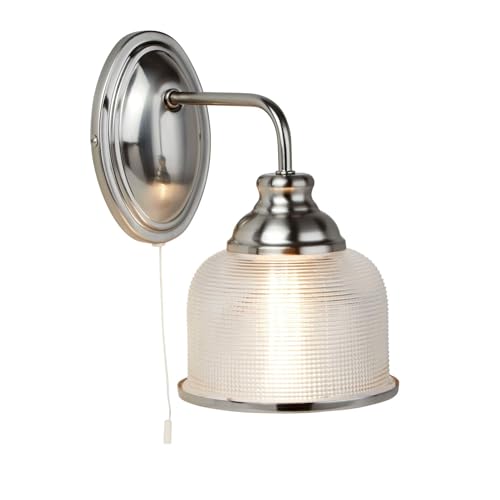 Licht-Erlebnisse Wandleuchte Glas Metall in Silber matt Klar E27 mit Zugschalter H: 24,5 cm klein Jugendstil Wandlampe Küche Wohnzimmer Arbeitsplatzbeleuchtung Licht-Erlebnisse Wandleuchte Glas Metall in Silber matt Klar E27 mit Zugschalter H: 24,5 cm klein Jugendstil Wandlampe Küche Wohnzimmer Arbeitsplatzbeleuchtung von Licht-Erlebnisse