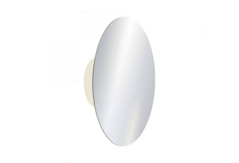 Licht-Erlebnisse Wandleuchte KILFORT, LED fest integriert, LED Dimmer Metall mit Schalter Chrom rund 125 lm Modern von Licht-Erlebnisse