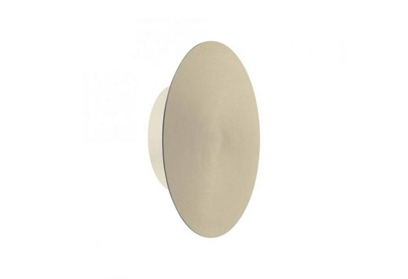 Licht-Erlebnisse Wandleuchte KILFORT, LED fest integriert, LED Dimmer Metall mit Schalter in Messing rund 160 lm Modern von Licht-Erlebnisse