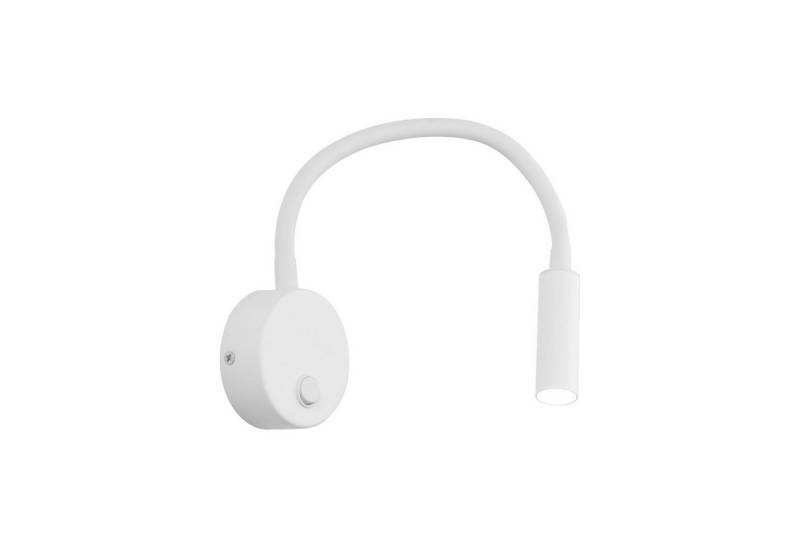 Licht-Erlebnisse Wandleuchte LAGOS, ohne Leuchtmittel, Weiß mit Schalter Flexarm H: 45 cm G9 verstellbar LAGOS Licht-Erlebnisse Wandleuchte LAGOS, ohne Leuchtmittel, Weiß mit Schalter Flexarm H: 45 cm G9 verstellbar LAGOS von Licht-Erlebnisse