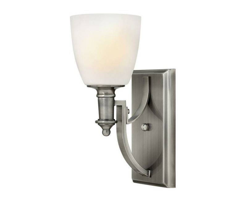 Licht-Erlebnisse Wandleuchte LESLANE, ohne Leuchtmittel, Wandlampe Jugendstil Metall Glas in Nickel Weiß E27 Badezimmer Flur Licht-Erlebnisse Wandleuchte LESLANE, ohne Leuchtmittel, Wandlampe Jugendstil Metall Glas in Nickel Weiß E27 Badezimmer Flur von Licht-Erlebnisse