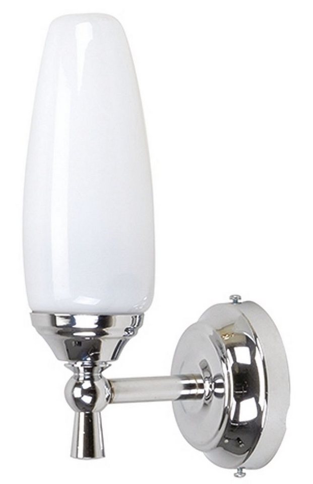 Licht-Erlebnisse Wandleuchte LITSA, ohne Leuchtmittel, Design Wandlampe Bad aus verchromtem Messing Glas rostfrei E14 Bad Licht-Erlebnisse Wandleuchte LITSA, ohne Leuchtmittel, Design Wandlampe Bad aus verchromtem Messing Glas rostfrei E14 Bad von Licht-Erlebnisse