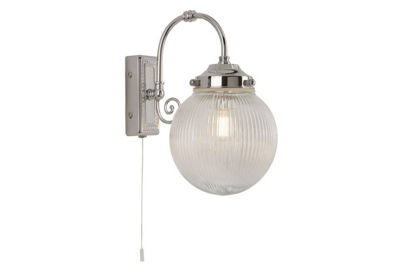 Licht-Erlebnisse Wandleuchte MATTHEW, ohne Leuchtmittel, mit Schalter IP44 E14 Chrom Weiß Glas Metall Jugendstil Wohnzimmer Licht-Erlebnisse Wandleuchte MATTHEW, ohne Leuchtmittel, mit Schalter IP44 E14 Chrom Weiß Glas Metall Jugendstil Wohnzimmer von Licht-Erlebnisse