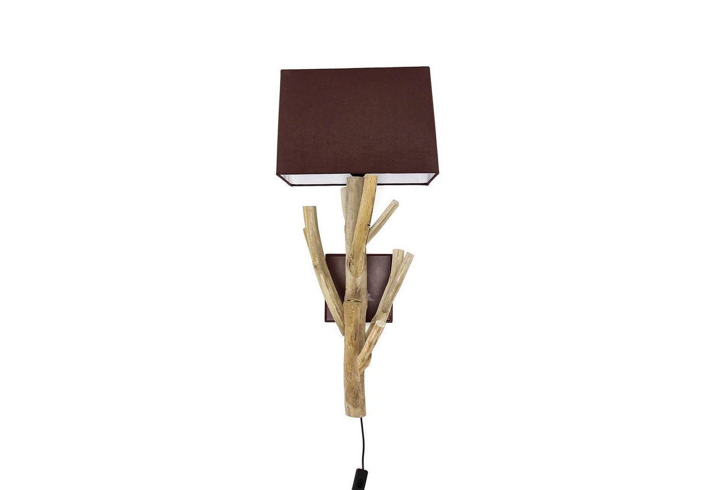 Licht-Erlebnisse Wandleuchte SURIN, ohne Leuchtmittel, Wandlampe E27 Rot Natur Stoff Treibholz Unikat Modern Beleuchtung Licht-Erlebnisse Wandleuchte SURIN, ohne Leuchtmittel, Wandlampe E27 Rot Natur Stoff Treibholz Unikat Modern Beleuchtung von Licht-Erlebnisse