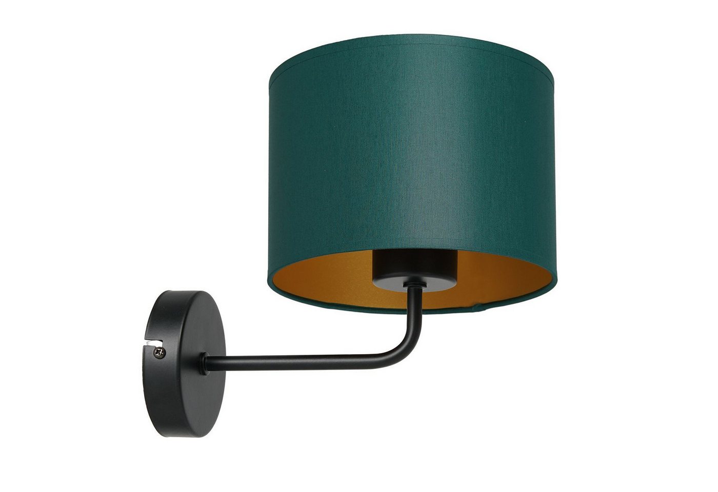 Licht-Erlebnisse Wandleuchte TELLEGNO, ohne Leuchtmittel, Metall E27 in Schwarz Petrol Gold Modern Licht-Erlebnisse Wandleuchte TELLEGNO, ohne Leuchtmittel, Metall E27 in Schwarz Petrol Gold Modern von Licht-Erlebnisse