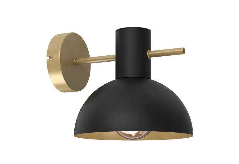 Licht-Erlebnisse Wandleuchte VIROLIN, ohne Leuchtmittel, Metall Metall E27 in Braun Schwarz Downlight von Licht-Erlebnisse