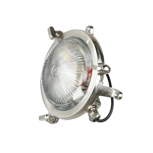 Licht-Erlebnisse Wandleuchte für Außen rund aus Messing in Nickel-matt wertig maritim IP44 Bullauge Premium D:14cm Schiffslampe Schiffsleuchte Wandlampe Außenleuchte Licht-Erlebnisse Wandleuchte für Außen rund aus Messing in Nickel-matt wertig maritim IP44 Bullauge Premium D:14cm Schiffslampe Schiffsleuchte Wandlampe Außenleuchte von Licht-Erlebnisse