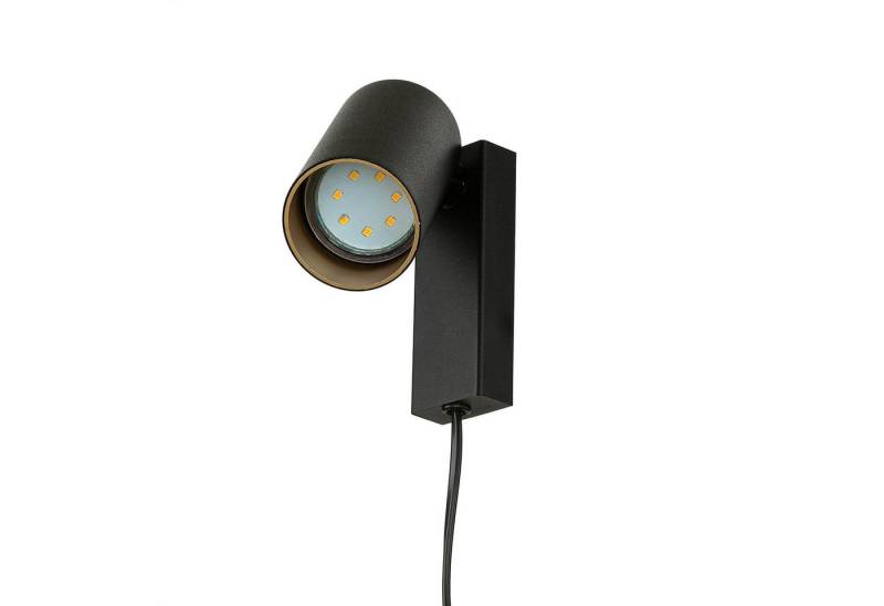 Licht-Erlebnisse Wandstrahler COLENE, ohne Leuchtmittel, Wandlampe mit Schalter verstellbar in Schwarz Gold GU10 Leselampe Bett Licht-Erlebnisse Wandstrahler COLENE, ohne Leuchtmittel, Wandlampe mit Schalter verstellbar in Schwarz Gold GU10 Leselampe Bett von Licht-Erlebnisse