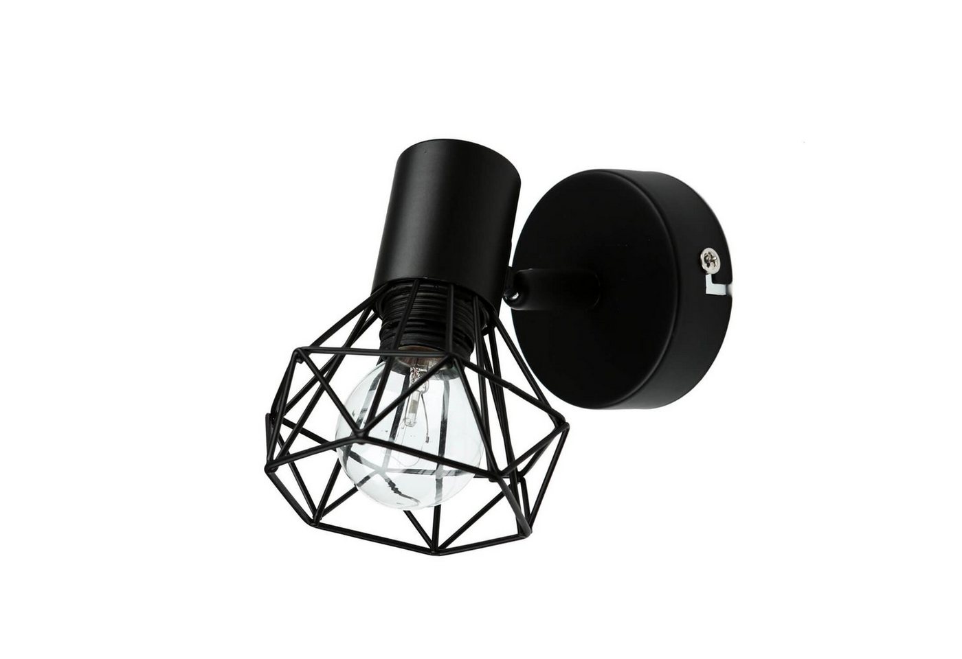 Licht-Erlebnisse Wandstrahler MIA, ohne Leuchtmittel, Wandlampe Metall Retro Spot Schwarz Licht-Erlebnisse Wandstrahler MIA, ohne Leuchtmittel, Wandlampe Metall Retro Spot Schwarz von Licht-Erlebnisse