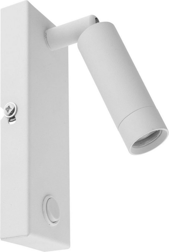 Licht-Erlebnisse Wandstrahler PASA, LED fest integriert, Neutralweiß, Leselampe mit Schalter LED Weiß Metall verstellbar Bett Sofa Licht-Erlebnisse Wandstrahler PASA, LED fest integriert, Neutralweiß, Leselampe mit Schalter LED Weiß Metall verstellbar Bett Sofa von Licht-Erlebnisse