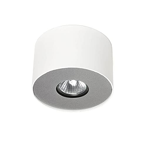 Aufbauleuchte Deckenleuchte Aufputz Weiß GU10 Ø 13 cm klein Deckenlampe Deckenstrahler von Licht-Erlebnisse