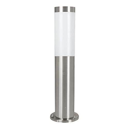 Pollerleuchte Edelstahl IP44 blendarmes Licht 45cm hoch kleine Wegeleuchte Gartenlampe von Licht-Erlebnisse