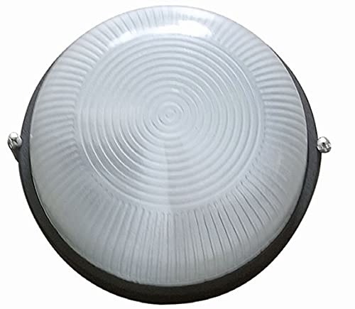 Runde Außenlampe Maritim Ø19cm IP44 Bullauge FLORAID Outdoor Wandleuchte Balkon Garten Terrasse von Licht-Erlebnisse