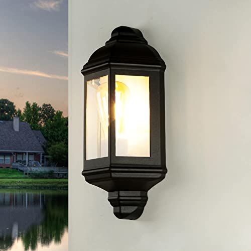 Licht-Erlebnisse Wandlampe Aussen Schwarz, Außenlampe Rustikal Maritim, IP44, E27, H:36 cm, Balkon, Terrasse, Haus, nostalgisch, Outdoor Wandleuchte Licht-Erlebnisse Wandlampe Aussen Schwarz, Außenlampe Rustikal Maritim, IP44, E27, H:36 cm, Balkon, Terrasse, Haus, nostalgisch, Outdoor Wandleuchte von Licht-Erlebnisse