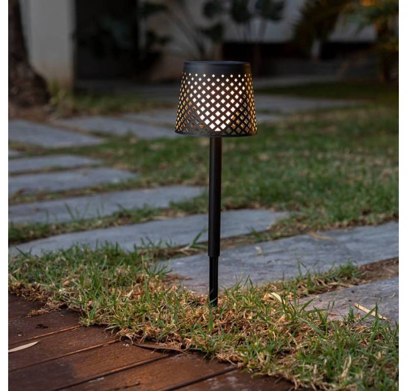 Licht-Trend LED Außen-Stehlampe Steh- und Tischleuchte Greta 5 in 1 verstellbar mit Erdspieß Schwarz, Warmweiß von Licht-Trend