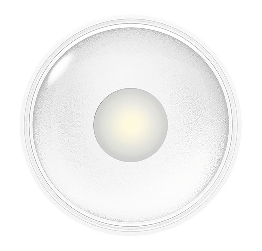 Licht-Trend LED Deckenstrahler Flat LED Außen-Aufbauspot IP65 Weiß, Warmweiß von Licht-Trend