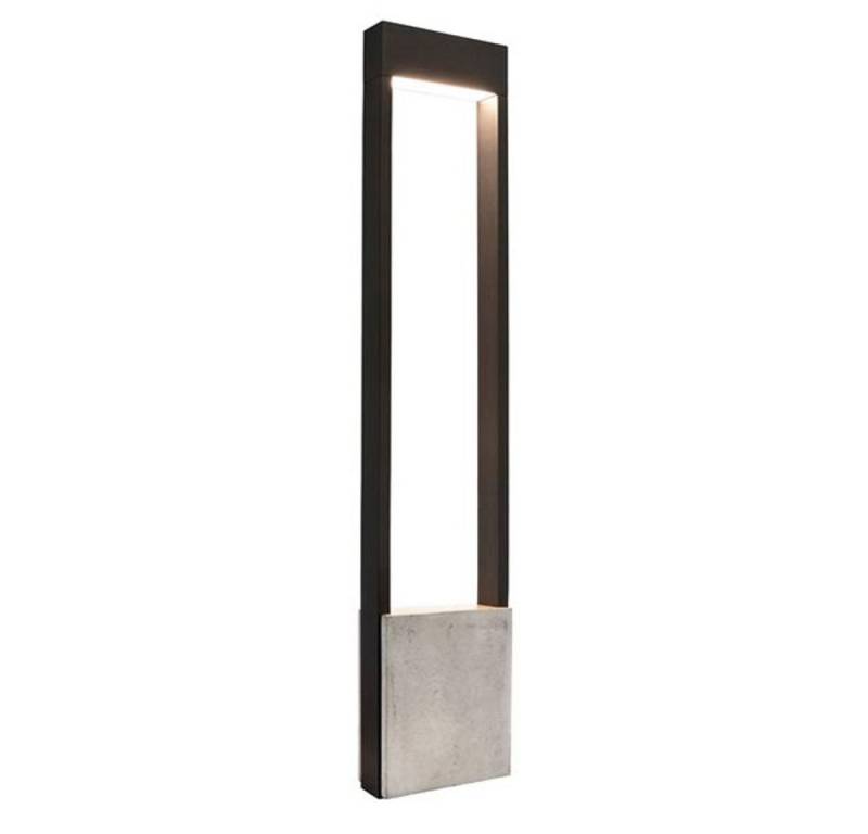 Licht-Trend LED Pollerleuchte Moderne LED Pollerleuchte Bridge 100cm 640lm Dunkelgrau Grau, Warmweiß von Licht-Trend