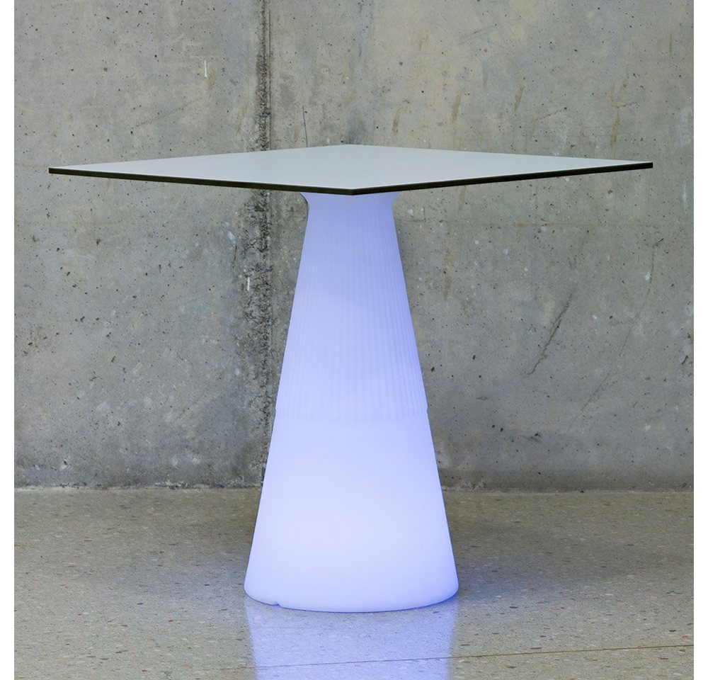 Licht-Trend LED Solarleuchte LED beleuchteter Solar-Tisch Itaca mit Akku und Fernbedienung Weiß, RGB & Warmweiß - Kaltweiß von Licht-Trend