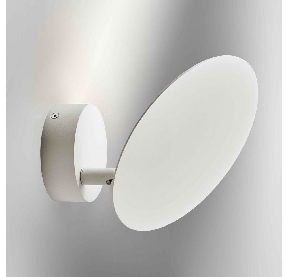 Licht-Trend Wandleuchte Disk dreh- & schwenkbare indirekt dimmbare LED-Wandlampe 960lm Weiß, Warmweiß von Licht-Trend