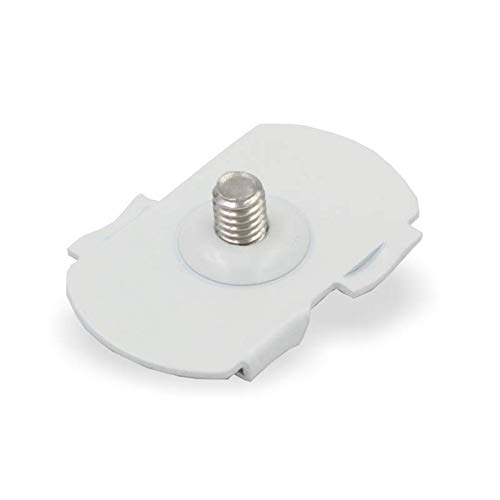 Deckenclip Kompakt mit M6 Gewinde für Odenwalddecken Schienen, passend für Rasterdecken ohne bohren | mit Gewindebolzen M6x6mm | weiß Deckenclip Kompakt mit M6 Gewinde für Odenwalddecken Schienen, passend für Rasterdecken ohne bohren | mit Gewindebolzen M6x6mm | weiß von Licht-Zubehoer.de