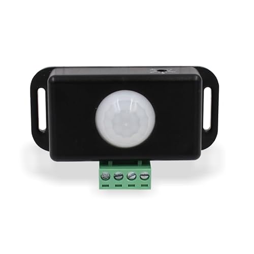 LED PIR-8 Infrarot-Bewegungssensor 12-24V max.6A / 8m Reichweite - 120° | 1-10min | PIR-8 | Schwarz LED PIR-8 Infrarot-Bewegungssensor 12-24V max.6A / 8m Reichweite - 120° | 1-10min | PIR-8 | Schwarz von Licht-Zubehoer.de by MLZ