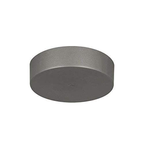 Lampenbaldachin - Lampenverteiler | Abdeckkappe/Baldachin Zipdesign Medium mit 0-7 Lampenpendel Ø120mm, Höhe 30mm (grau RAL 9007 matt) von Licht-Zubehoer.de