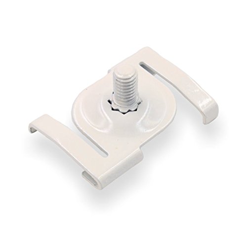 Licht-Zubehoer.de 10 x Deckenclip M6 für Odenwalddeckenschienen, geeignet für Rasterdecken ohne Bohren, mit Gewindebolzen M6 x 10 mm, weiß Licht-Zubehoer.de 10 x Deckenclip M6 für Odenwalddeckenschienen, geeignet für Rasterdecken ohne Bohren, mit Gewindebolzen M6 x 10 mm, weiß von Licht-Zubehoer.de