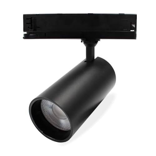 Licht-Zubehoer.de MiBoxer 30W RGB+CCT 3Phasene Schienenstrahler passend GLOBAL Trac Stromschienen (Zigbee 3.0 + 2.4G) | TS5-30B-ZR - (Schwarz) von Licht-Zubehoer.de