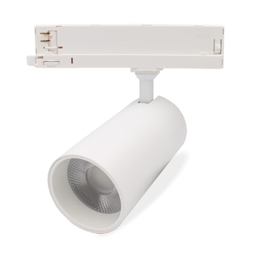 Licht-Zubehoer.de MiBoxer 30W RGB+CCT 3Phasene Schienenstrahler passend GLOBAL Trac Stromschienen (Zigbee 3.0 + 2.4G) | TS5-30W-ZR - (Weiss) von Licht-Zubehoer.de