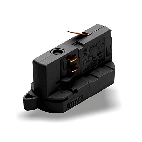 MULTI-adapter Universaladapter GA69 für 3-Phasen Stromschienen zur Leuchtenabhängung/Strahlerumbau | versch. Ausführungen. (Schwarz) von Licht-Zubehoer.de