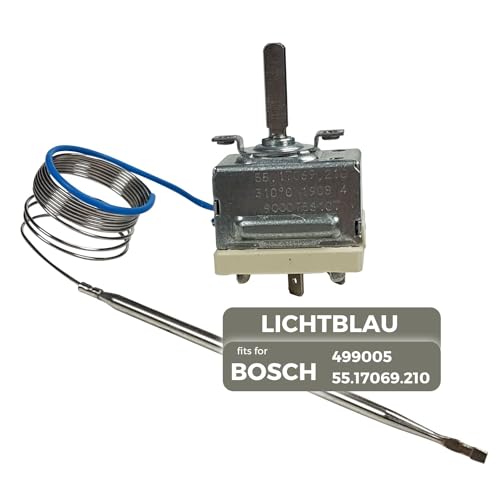 Lichtblau Thermostat Original EGO 55.17069.210 I Backofen Ersatzteil passend für Bosch, Siemens, Neff und Constructa 499005 I Backofen Temperaturregler bis 310°C I Kapillarrohr 1100 mm Lichtblau Thermostat Original EGO 55.17069.210 I Backofen Ersatzteil passend für Bosch, Siemens, Neff und Constructa 499005 I Backofen Temperaturregler bis 310°C I Kapillarrohr 1100 mm von Lichtblau