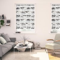 LICHTBLICK ORIGINAL Doppelrollo "Duo Rollo Klemmfix, ohne Bohren, blickdicht, Black Watercolor Branches - Schwarz", halbtransparent, freihängend, Verdunkelung, energiesparend, Basic, monochrom, gewebt, Dim Out, Breite 145 cm, Thermo LICHTBLICK ORIGINAL Doppelrollo "Duo Rollo Klemmfix, ohne Bohren, blickdicht, Black Watercolor Branches - Schwarz", halbtransparent, freihängend, Verdunkelung, energiesparend, Basic, monochrom, gewebt, Dim Out, Breite 145 cm, Thermo von Lichtblick Original