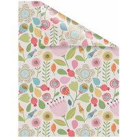 LICHTBLICK ORIGINAL Fensterfolie "Blumen" 1 Stk. blickdicht strukturiert Klebepunkte von Lichtblick Original