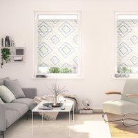 LICHTBLICK ORIGINAL Plissee "Plissee Klemmfix, ohne Bohren, blickdicht, Stripy Boho Rectangle" blickdicht freihängend von Lichtblick Original