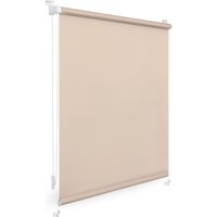 LICHTBLICK ORIGINAL Seitenzugrollo "Uni Rollo" verdunkelnd Verdunkelung  energiesparend ohne Bohren verspannt mit Klemmträger und Farbbeschichtung - für Fenster und Türen, Klemmfix von Lichtblick Original
