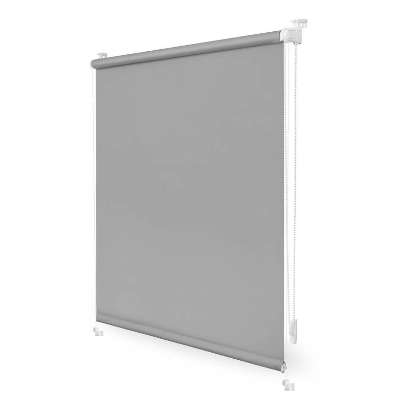 home24 Klemmfix-Rollo Clanes 60 x 150cm Grau/Grau von home24