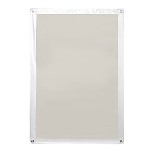 Lichtblick Dachfenster Sonnenschutz Sonnensegel für innen, Haftfix, ohne Bohren, Tageslicht, mit Saugnäpfen, für bewegliche und feststehende Fenster Beige,36 cm x 76,9 cm (B x L) für CK04 von Lichtblick