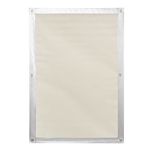 Lichtblick Dachfenster Sonnenschutz Sonnensegel für innen, Haftfix, ohne Bohren, Verdunkelung, mit Saugnäpfen, für bewegliche und feststehende Fenster Beige,47 cm x 96,9 cm (B x L) für FK06 von Lichtblick