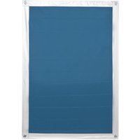Dachfenster Sonnenschutz Thermofix, ohne Bohren - Blau, 47 cm x 91,5 cm (B x L) für F06 von Lichtblick