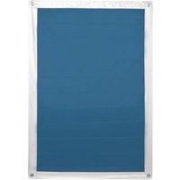 Dachfenster Sonnenschutz Thermofix, ohne Bohren - Blau, 94 cm x 113,5 cm (B x L) für S08 von Lichtblick