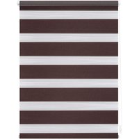 Duo-Rollo Klemmfix, ohne Bohren - Dunkelbraun, 45 cm x 150 cm (B x L) von Lichtblick