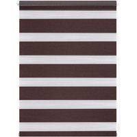 Duo-Rollo Klemmfix, ohne Bohren - Dunkelbraun, 90 cm x 150 cm (B x L) von Lichtblick